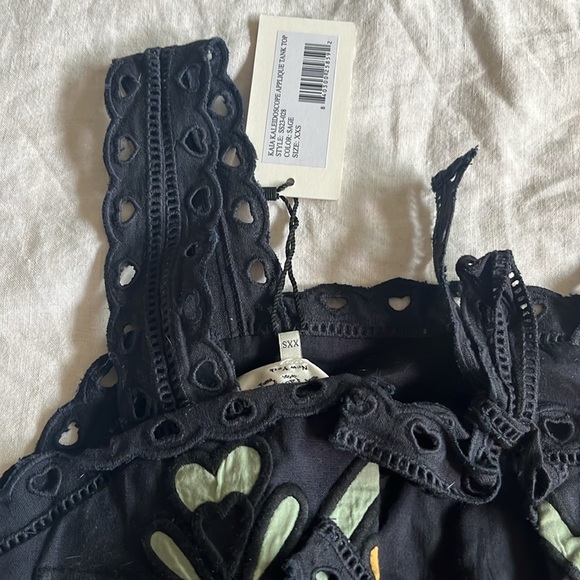 NEW with tags Sea New York kaia kaleidoscope applique tank top in Sage Sz XXS - Picture 9 of 11